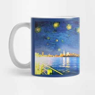 Starry Night Over The Hudson Mug